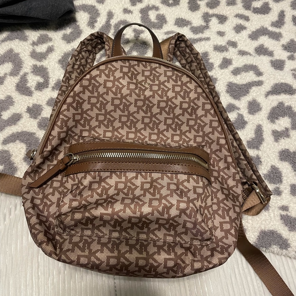 dkny brown mini backpack DKNY mini backpack